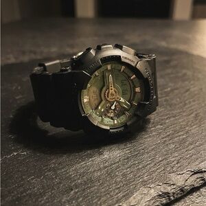 Casio Black Mens Analog-Digital Watch G-shock GA-110CD-1A3ER